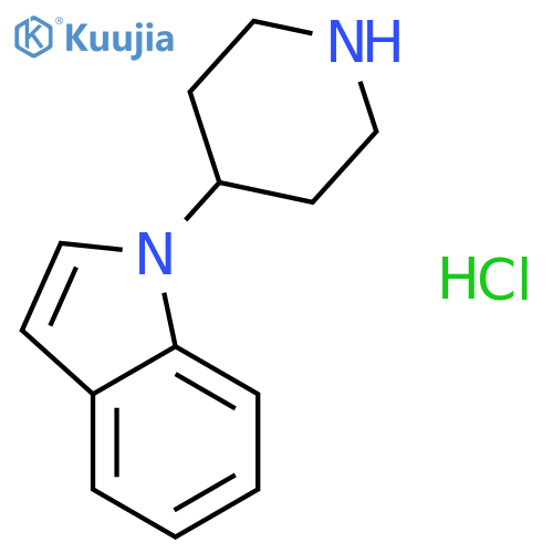 4-(1-Indole)piperidine hydrochloride structure