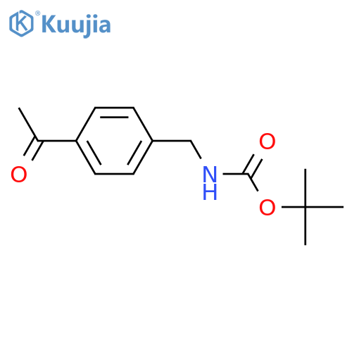 tert-butyl N-(4-acetylphenyl)methylcarbamate structure