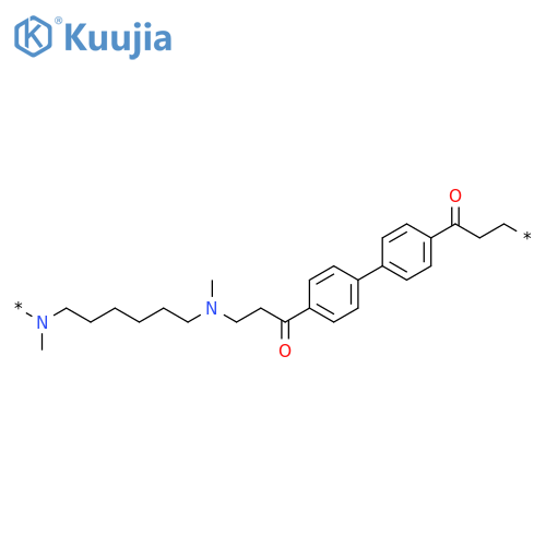 POLY[(METHYLIMINO)-1,6-HEXANEDIYL(METHYLIMINO)(3-OXO-1,3-PROPANEDIYL)[1,1'-BIPHENYL]-4,4'-DIYL(1-OXO-1,3-PROPANEDIYL)] structure
