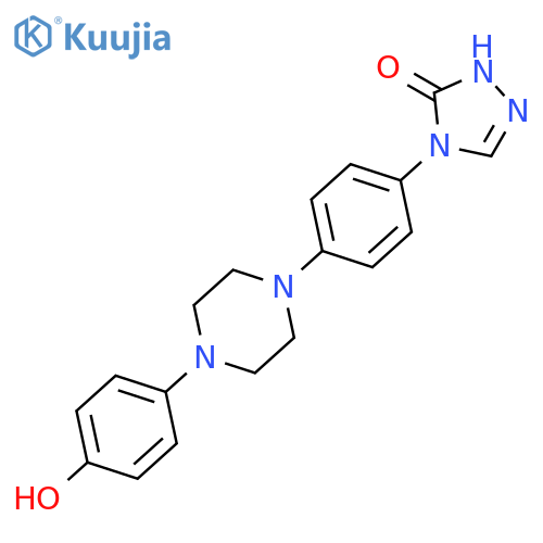 2,4-Dihydro-4-4-4-(4-hydroxyphenyl)-1-piperazinylphenyl-3H-1,2,4-triazol-3-one structure