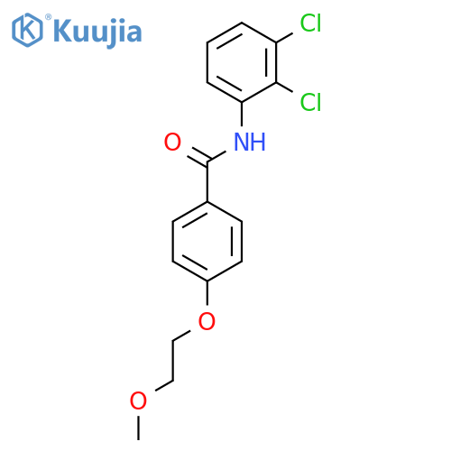 Benzamide, N-(2,3-dichlorophenyl)-4-(2-methoxyethoxy)- structure