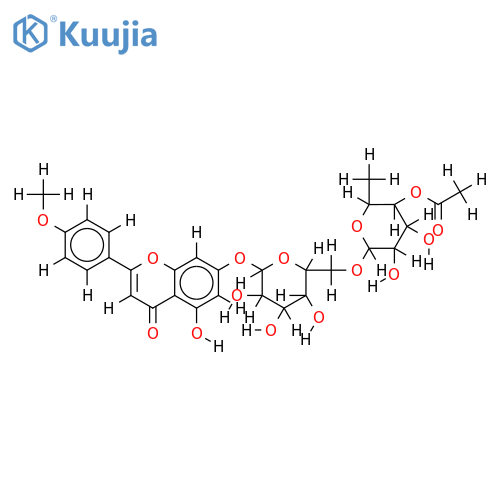 7-O-(6-O-Acetyl-beta-D-glucopyranoside)-Acacetien structure