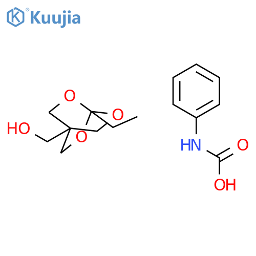 2,6,7-Trioxabicyclo[2.2.2]octane-4-methanol, 1-ethyl-, phenylcarbamate structure