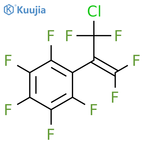 Benzene, [1-(chlorodifluoromethyl)-2,2-difluoroethenyl]pentafluoro- structure