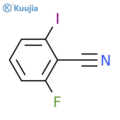 2-Fluoro-6-iodobenzonitrile structure