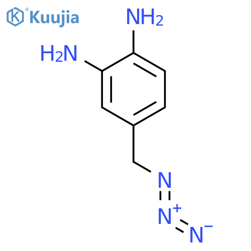 4-(azidomethyl)benzene-1,2-diamine structure
