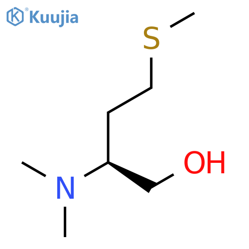 1-BUTANOL, 2-(DIMETHYLAMINO)-4-(METHYLTHIO)-, (S)- structure
