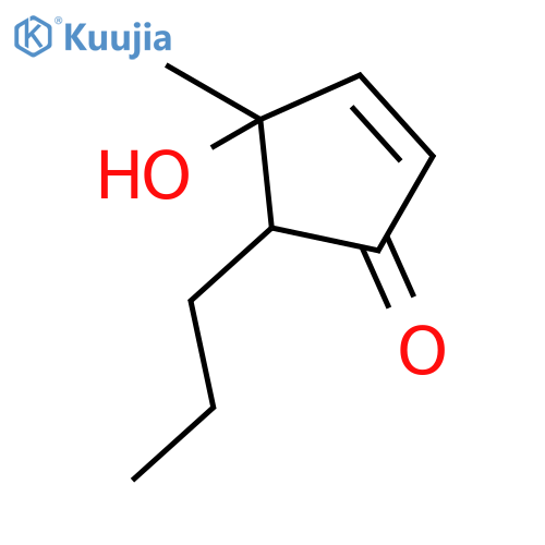2-Cyclopenten-1-one, 4-hydroxy-4-methyl-5-propyl- structure