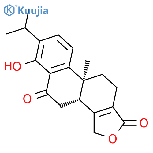 Phenanthro[1,2-c]furan-1,5-dione,3,3b,4,9b,10,11-hexahydro-6-hydroxy-9b-methyl-7-(1-methylethyl)-, (3bR,9bS)- structure