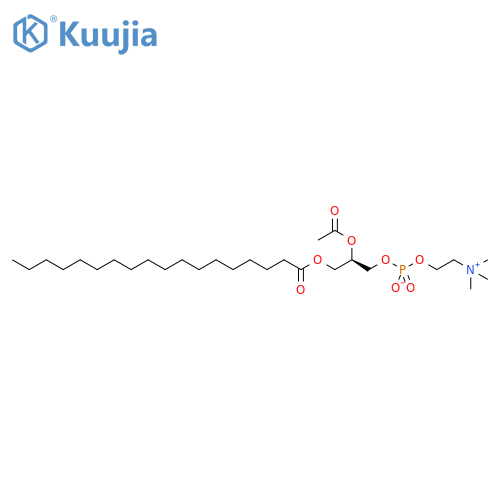 1-Octadecanoyl-2-acetyl-sn-glycero-3-phosphocholine structure