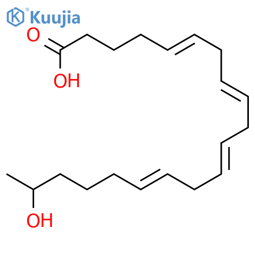 5,8,11,14-Eicosatetraenoicacid, 19-hydroxy-, (5Z,8Z,11Z,14Z)- structure
