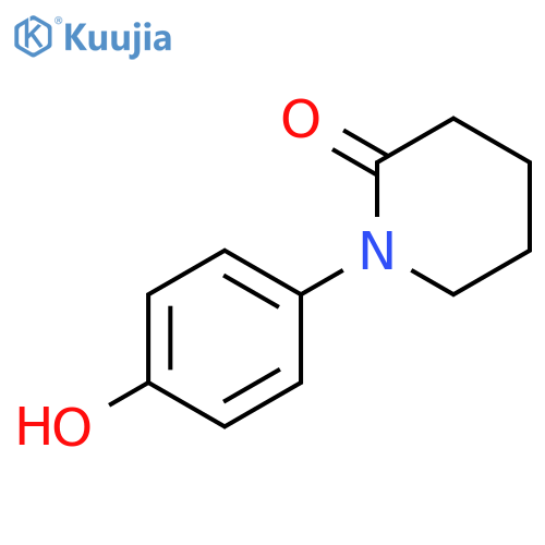 1-(4-HYDROXYPHENYL)PIPERIDIN-2-ONE structure