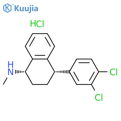 Sertraline hydrochloride structure