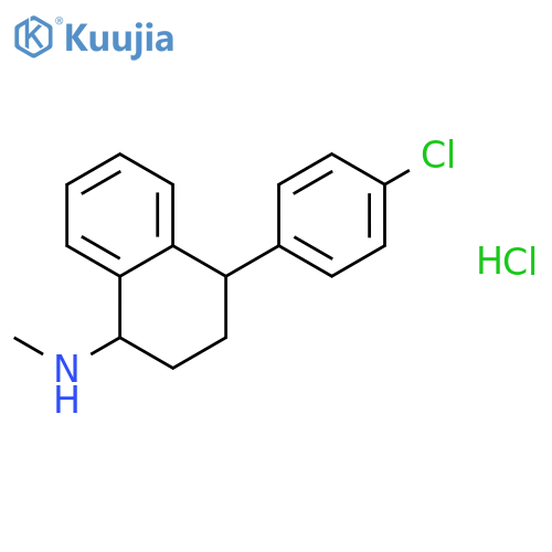 rac-cis-3-Dechloro Sertraline Hydrochloride structure