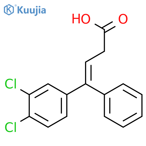 4-(3,4-Dichlorophenyl)-4-phenylbut-3-enoic Acid structure