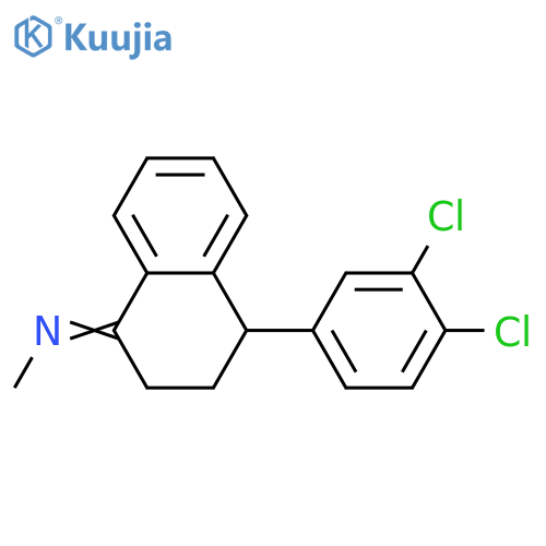 N-(4(3,4-dichlorophenyl)-3,4-dihydro-1(2H)naphthalidene) methanamine structure