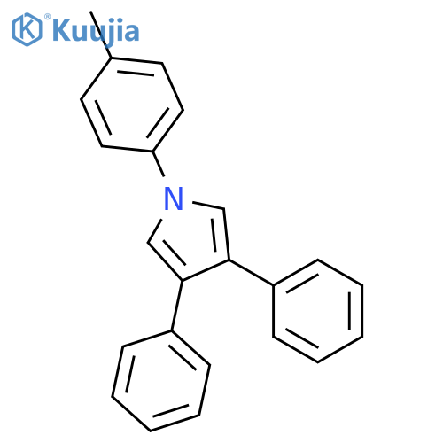 1H-Pyrrole, 1-(4-methylphenyl)-3,4-diphenyl- structure
