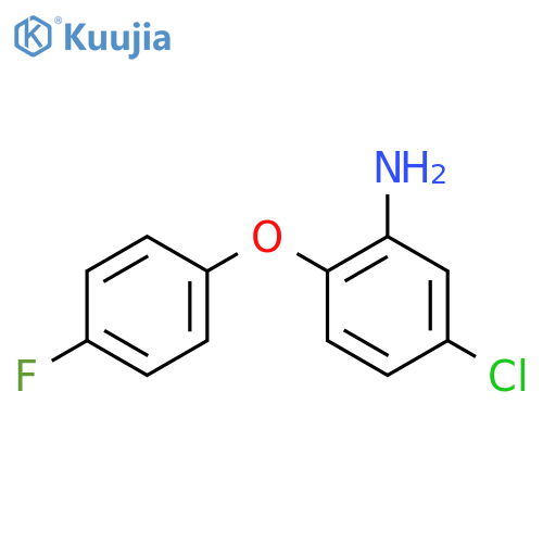 5-Chloro-2-(4-fluorophenoxy)aniline structure