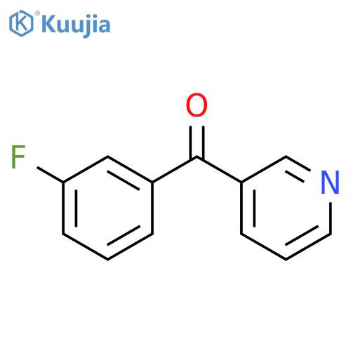 Methanone, (3-fluorophenyl)-3-pyridinyl- structure