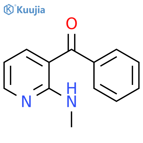 Methanone, [2-(methylamino)-3-pyridinyl]phenyl- structure