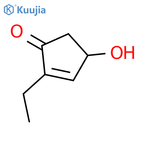 2-CYCLOPENTEN-1-ONE, 2-ETHYL-4-HYDROXY- structure