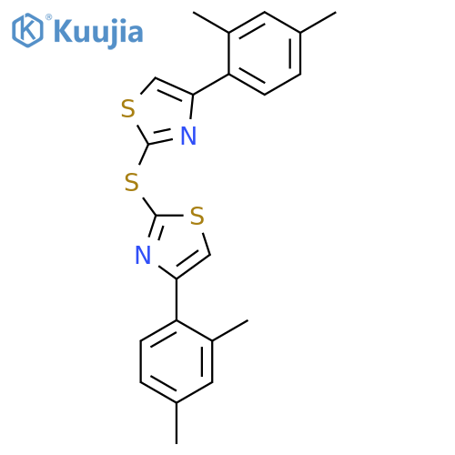THIAZOLE, 2,2'-THIOBIS[4-(2,4-DIMETHYLPHENYL)- structure