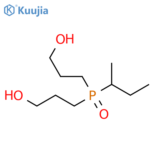 1-Propanol, 3,3'-[(1-methylpropyl)phosphinylidene]bis- structure