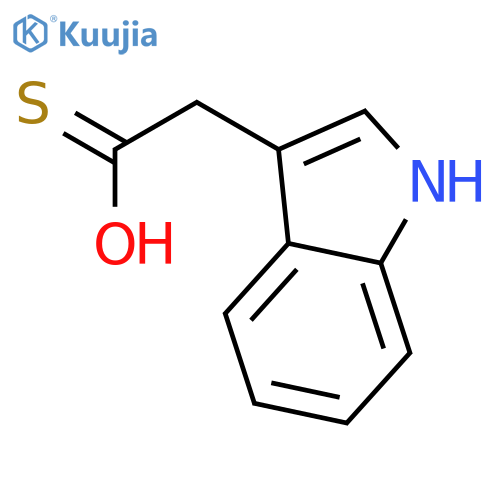 1H-Indole-3-ethanethioicacid structure