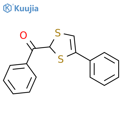 METHANONE, PHENYL(4-PHENYL-1,3-DITHIOL-2-YL)- structure