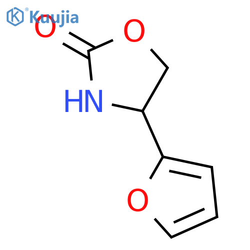 4-(furan-2-yl)-1,3-oxazolidin-2-one structure