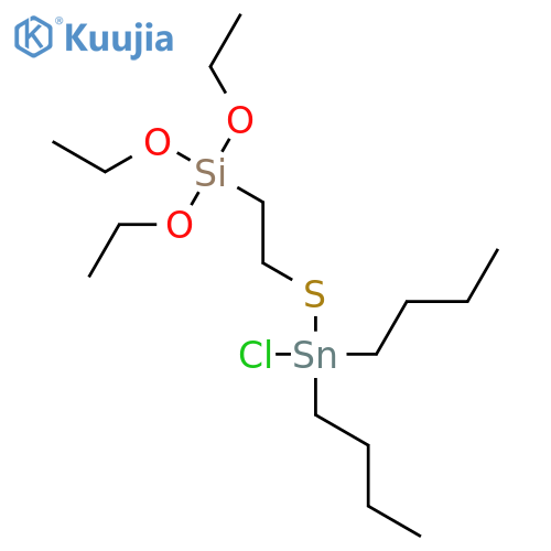 3-Oxa-7-thia-4-sila-8-stannadodecane, 8-butyl-8-chloro-4,4-diethoxy- structure