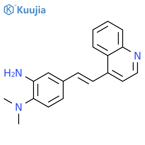 1,2-Benzenediamine,N1,N1-dimethyl-4-[2-(4-quinolinyl)ethenyl]- structure