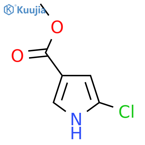 Methyl 5-chloro-1H-pyrrole-3-carboxylate structure