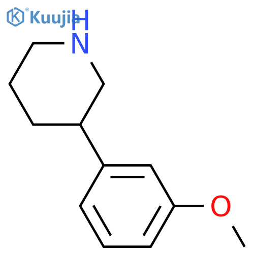3-(3-Methoxyphenyl)piperidine structure