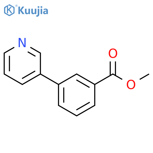 Benzoic acid, 3-(3-pyridinyl)-, methyl ester structure