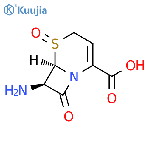 6R-(6α,7β)-7-Amino-8-oxo-5-thia-1-azabicyclo4.2.0oct-2-ene-2-carboxylic Acid 5-Oxide structure