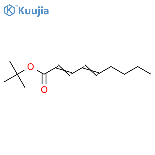 2,4-Nonadienoic acid, 1,1-dimethylethyl ester, (2E,4E)- structure