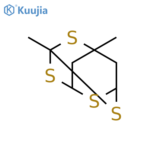 2,4,6,9-Tetrathiatricyclo[3.3.1.13,7]decane, 5,7-dimethyl- structure