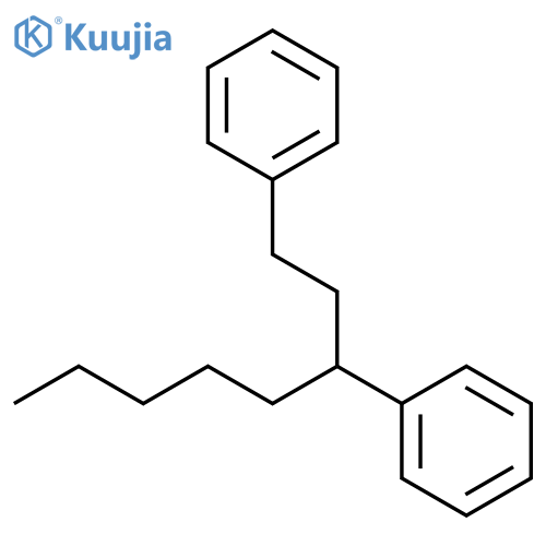 Benzene, 1,1'-(1-pentyl-1,3-propanediyl)bis- structure