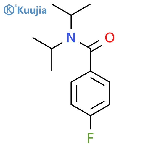 4-fluoro-N,N-diisopropylbenzamide structure