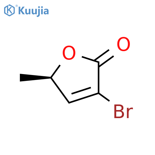 (5R)-3-bromo-5-methyl-2(5H)-Furanone structure
