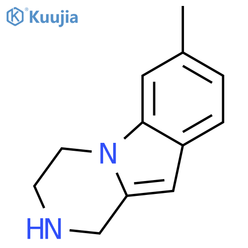 pyrazino[1,2-a]indole, 1,2,3,4-tetrahydro-7-methyl- (9ci) structure
