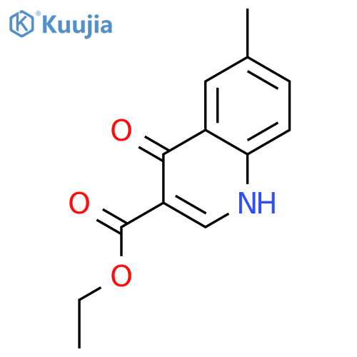 Ethyl 6-methyl-4-oxo-1,4-dihydroquinoline-3-carboxylate structure