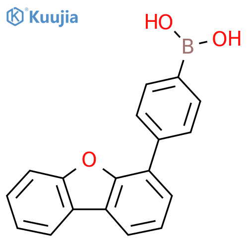 (4-(Dibenzo[b,d]furan-4-yl)phenyl)boronic acid structure
