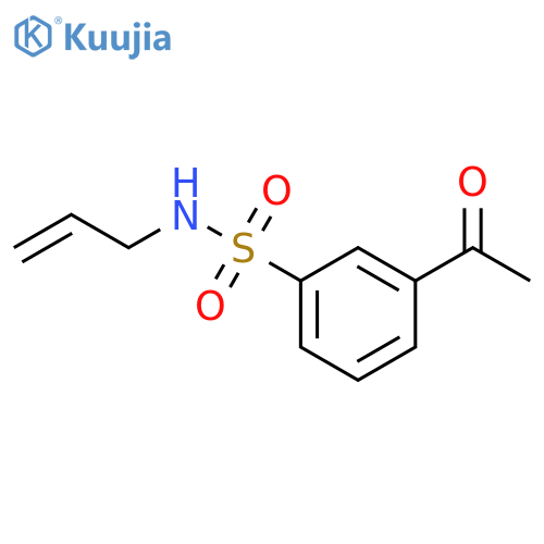 3-Acetyl-N-(prop-2-en-1-yl)benzene-1-sulfonamide structure