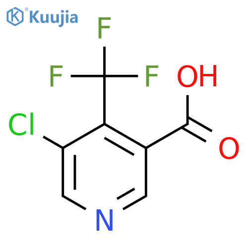 3-PYRIDINECARBOXYLIC ACID, 5-CHLORO-4-(TRIFLUOROMETHYL)- structure