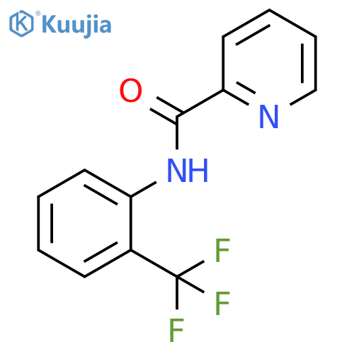 N-[2-(Trifluoromethyl)phenyl]-2-pyridinecarboxamide structure
