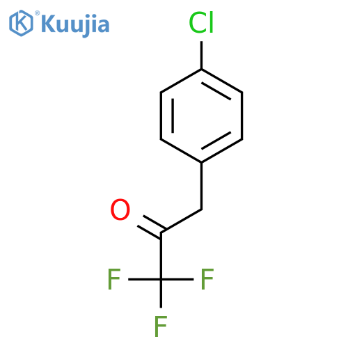 3-(4-chlorophenyl)-1,1,1-trifluoropropan-2-one structure