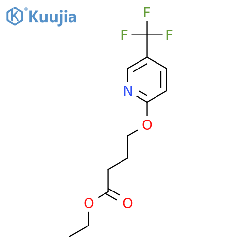 Butanoic acid, 4-[[5-(trifluoromethyl)-2-pyridinyl]oxy]-, ethyl ester structure