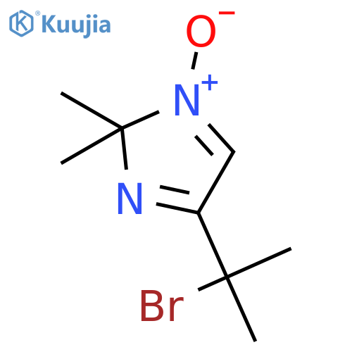 2H-Imidazole, 4-(1-bromo-1-methylethyl)-2,2-dimethyl-, 1-oxide structure